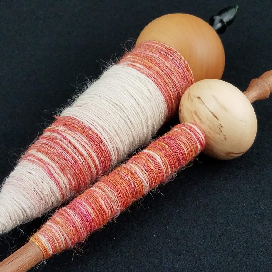 Tour de Fleece 2019 - day 3 spinning progress 