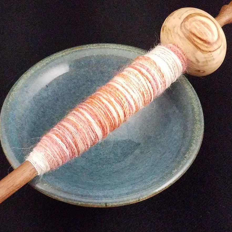  Tour de Fleece 2019 - day 4 spinning progress