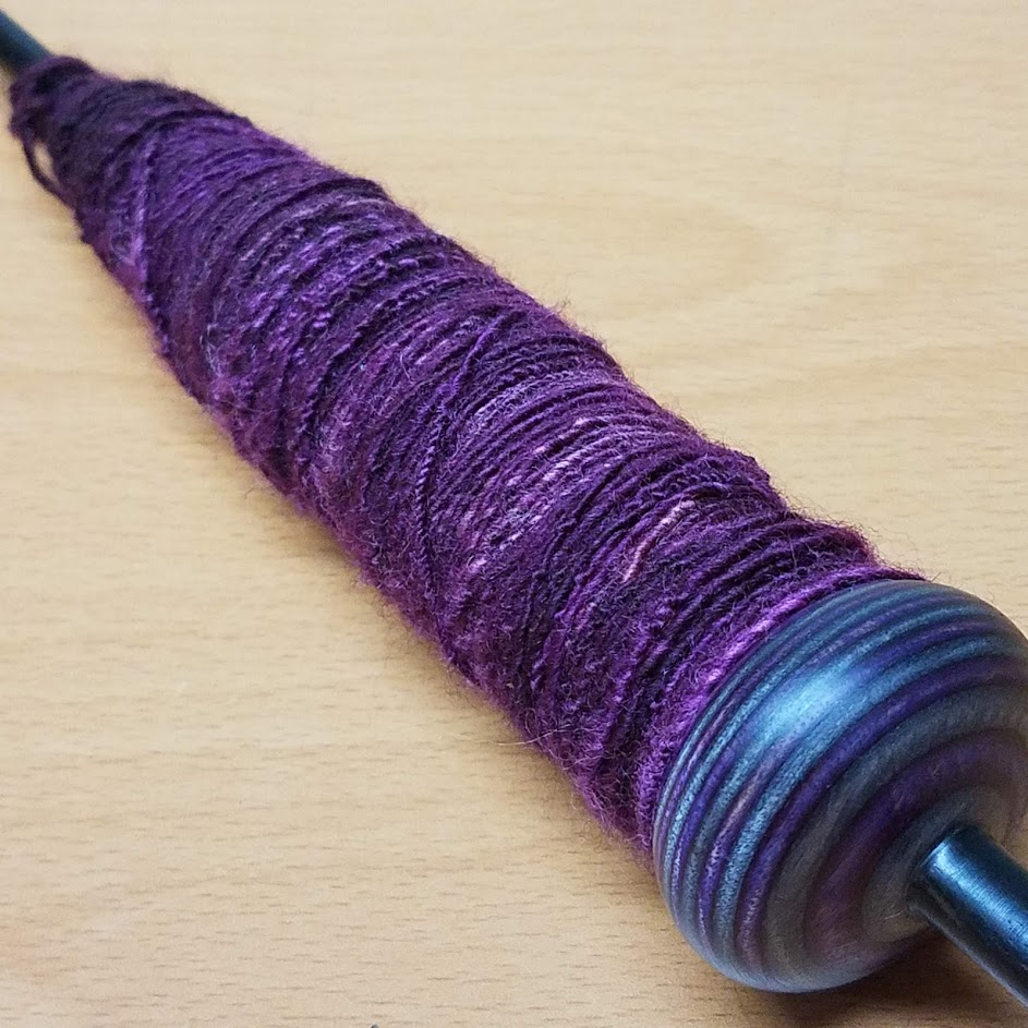 Tour de Fleece 2019 - day 6 progress. The photo doesn't show the colors correctly.