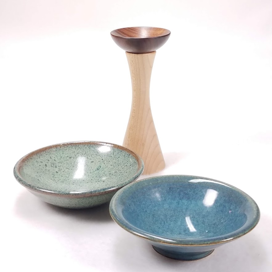 The Peahen's three go-to supported spinning bowls