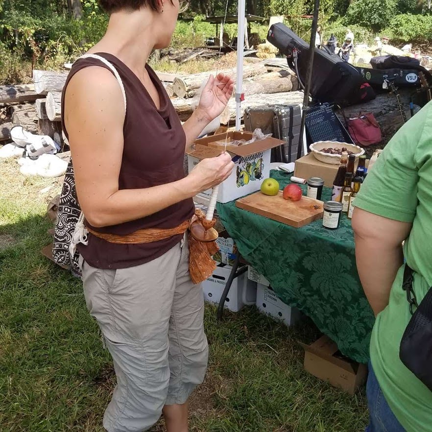 On the move with my kitchen spoon!