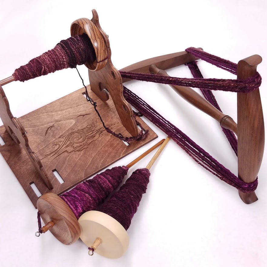 Skeining in progress