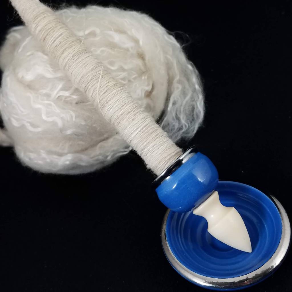 This spindle and bowl make any fiber look good!