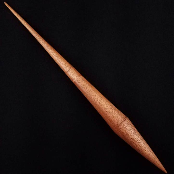 A Spanish Peacock phang in mahogany