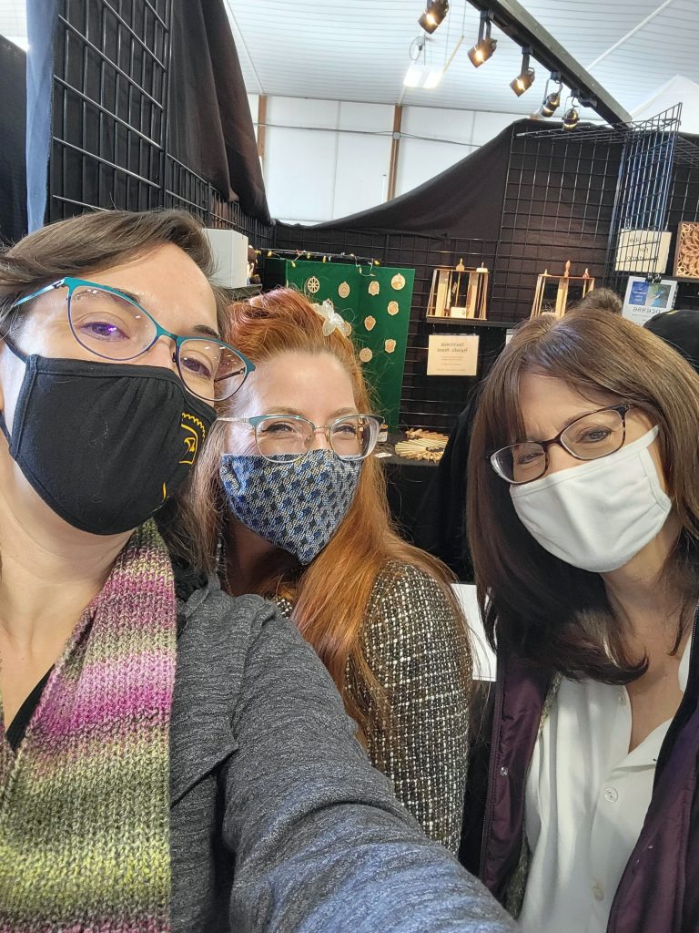 Pausing for a selfie with special guests from the Midwest