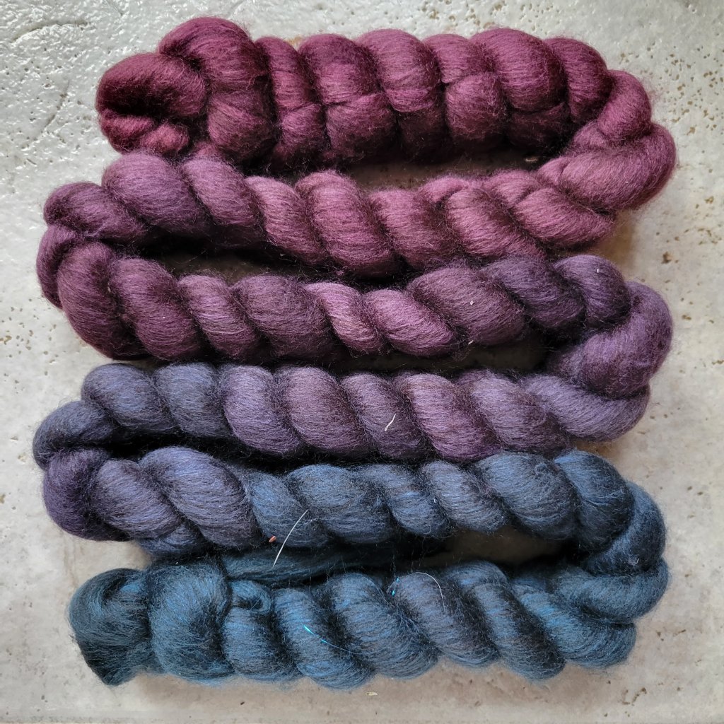 The color repeats in my gradient braid