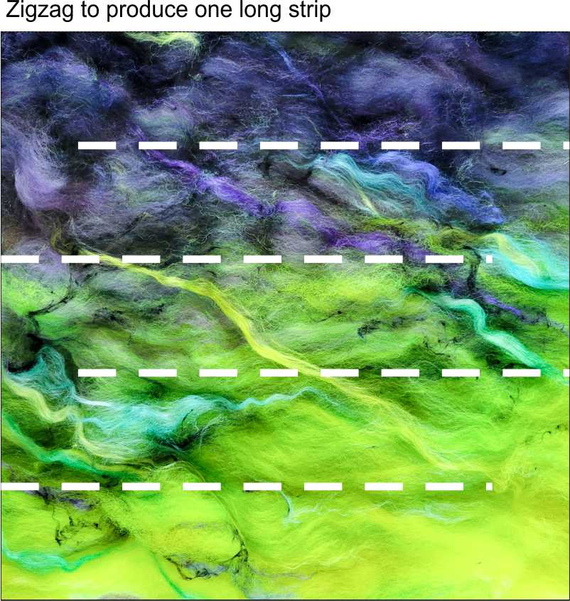 A Schematic of the "Zigzag" Approach to Prepping a Batt